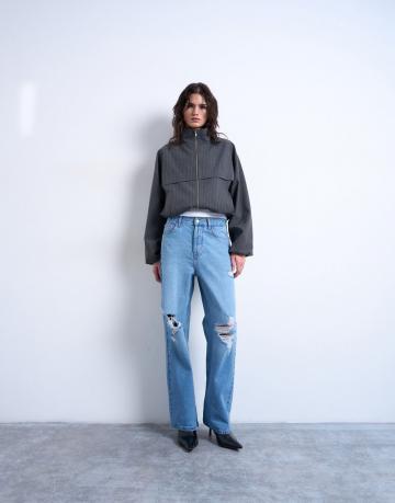 Прямые джинсы