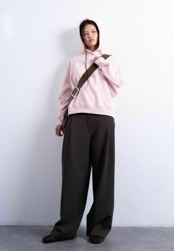 Пуловер с капюшоном