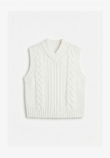 Пуловер без рукавов