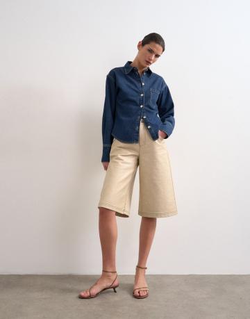 Джинсовая блузка