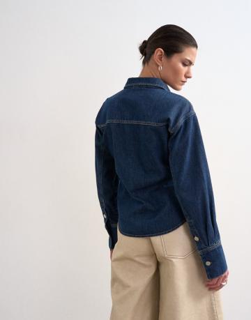 Джинсовая блузка