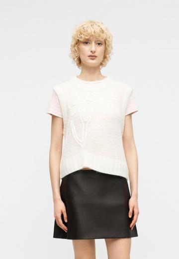 Пуловер без рукавов