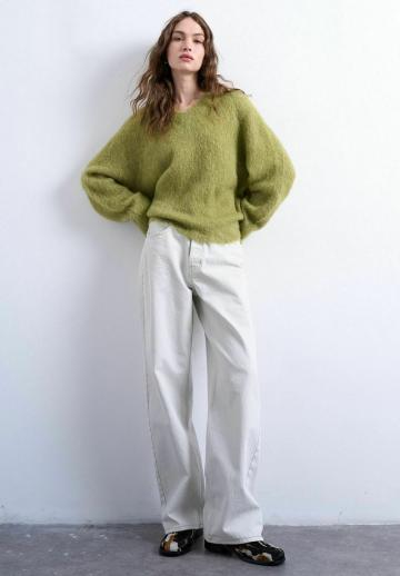 Длинный пуловер