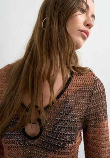 Вязаное платье