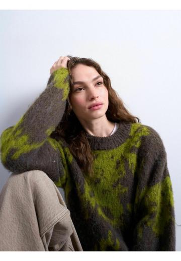 Длинный пуловер