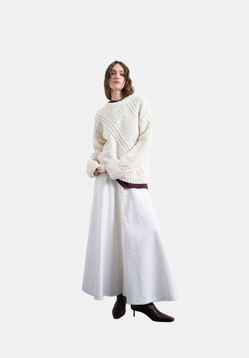 Длинный пуловер