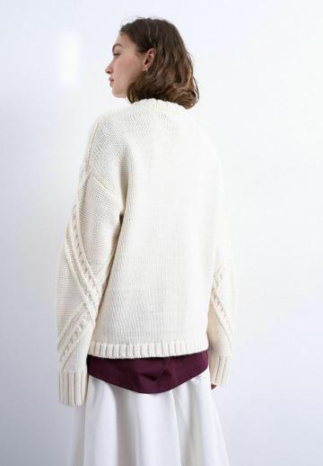 Длинный пуловер