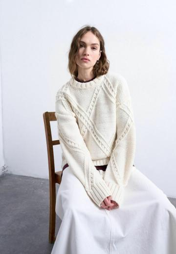 Длинный пуловер