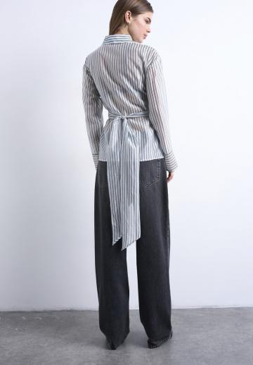 Длинная блузка