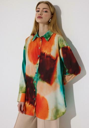 Длинная блузка