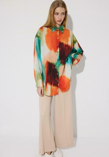 Длинная блузка