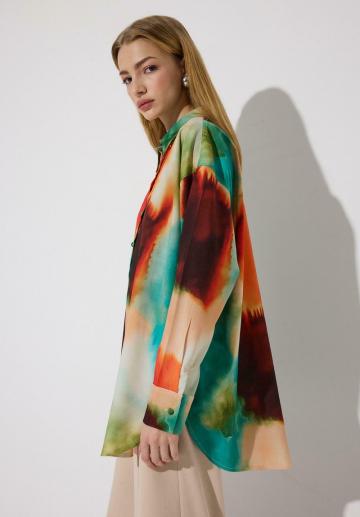 Длинная блузка