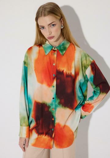 Длинная блузка