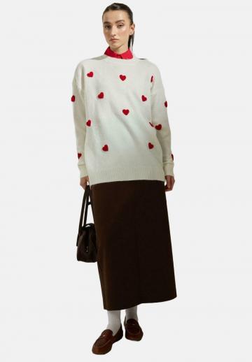 Длинный пуловер