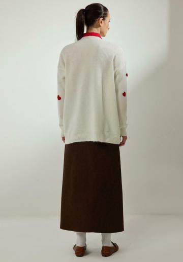 Длинный пуловер