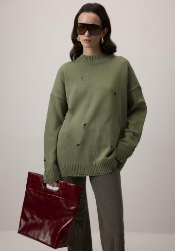 Длинный пуловер