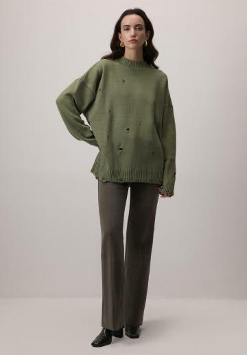 Длинный пуловер