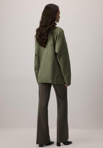 Длинный пуловер