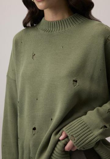 Длинный пуловер