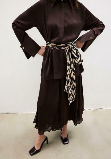 Длинная блузка