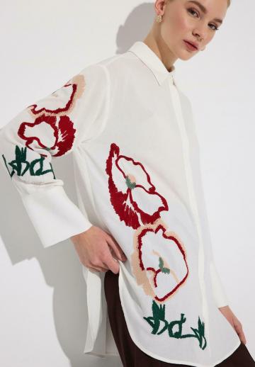 Длинная блузка