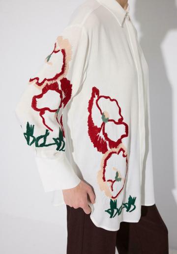 Длинная блузка