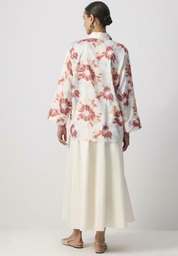 Атласная блузка