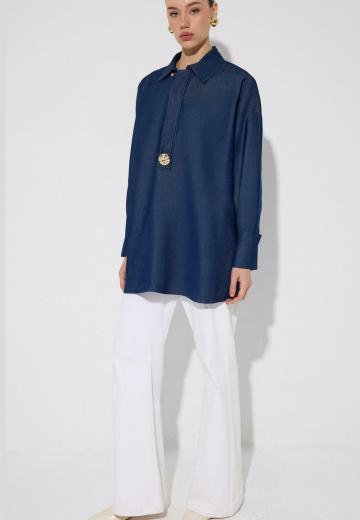 Длинная блузка