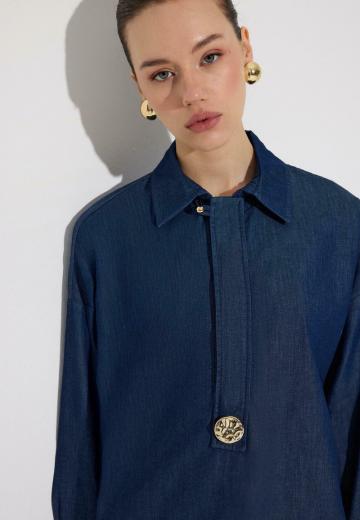 Длинная блузка