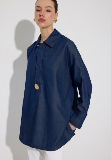 Длинная блузка