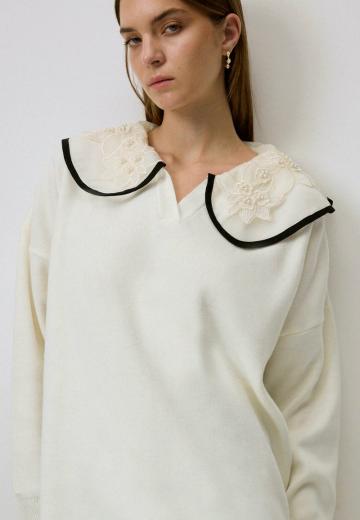 Длинный пуловер