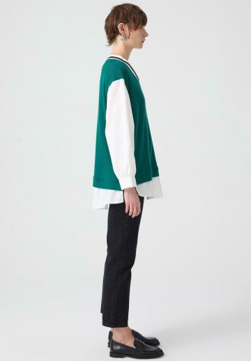 Длинный пуловер