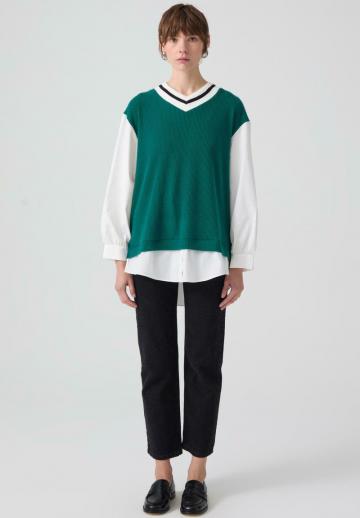 Длинный пуловер