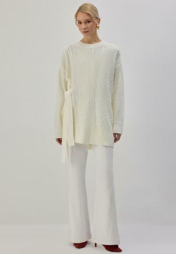 Длинный пуловер