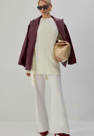 Длинный пуловер