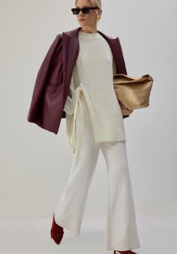 Длинный пуловер