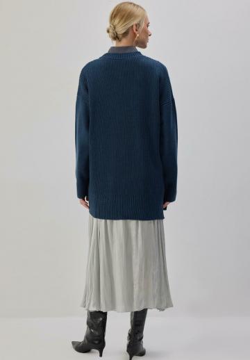 Длинный пуловер