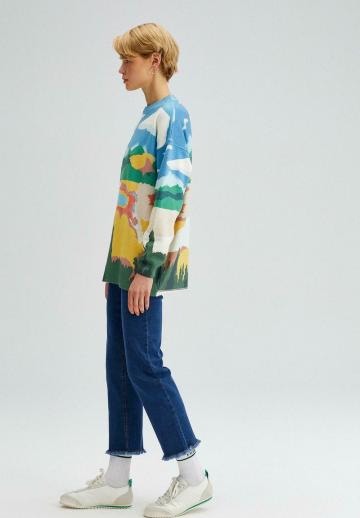 Длинный пуловер