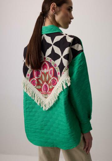 Длинная блузка