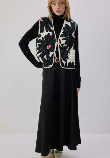 Жаккардовая вязаная кофта