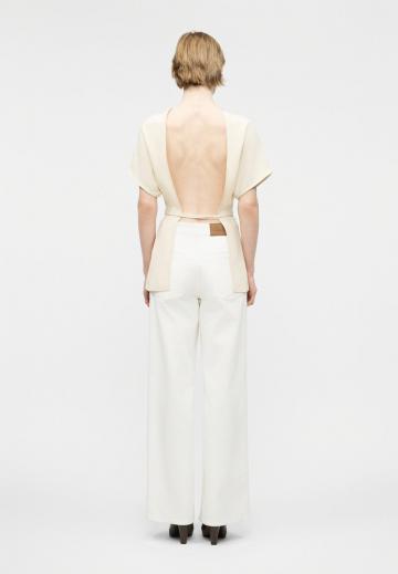 Атласная блузка