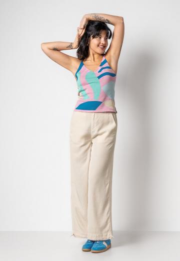 Топ на бретельках