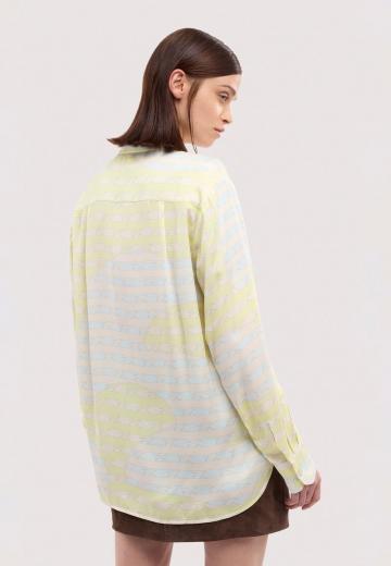 Атласная блузка