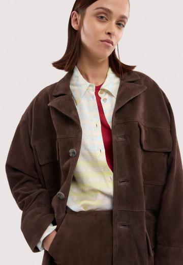 Атласная блузка