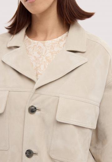 Пальто из искусственной кожи