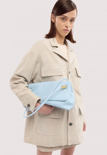 Пальто из искусственной кожи