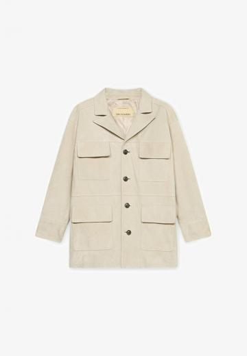 Пальто из искусственной кожи