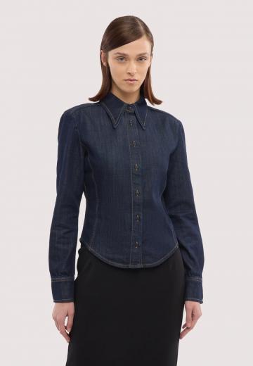 Джинсовая блузка