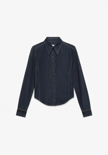 Джинсовая блузка