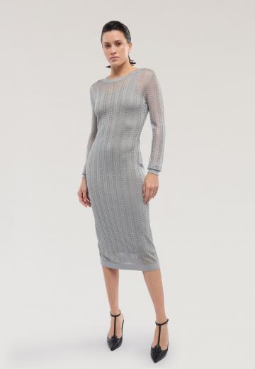 Вязаное платье